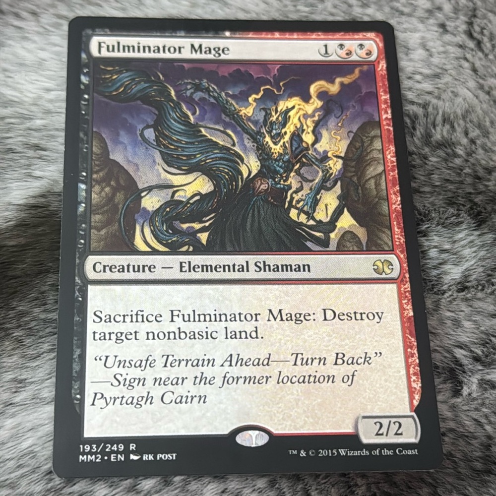 MTG Magic the Gathering Fulminator Mage